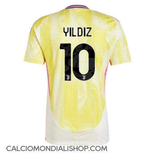 Maglie da calcio Juventus Kenan Yildiz #10 Seconda Maglia 2024-25 Manica Corta